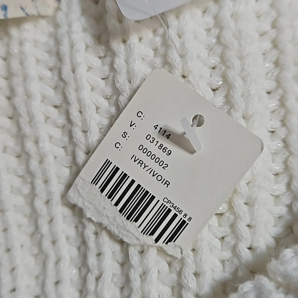 Anthropologie White Knit Sweater - Picture 13 of 13